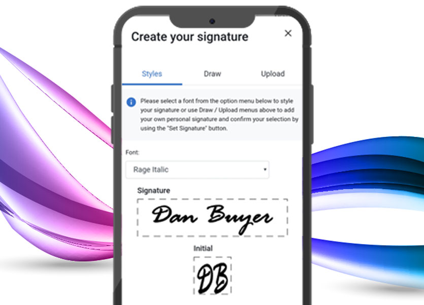 Graphic of the new Authentisign feature in Transactions (zipForm Edition)